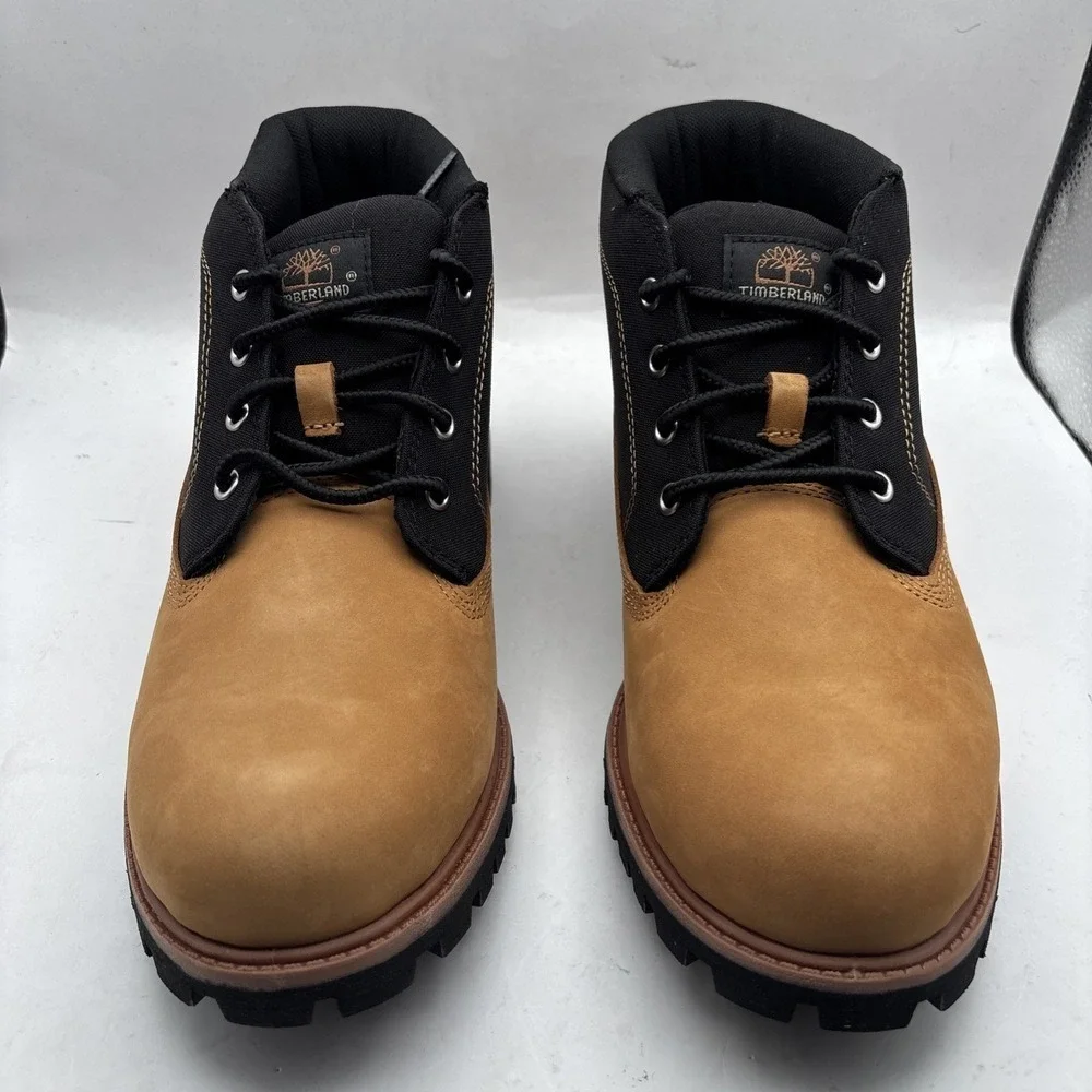 Rare Mens‎ Timberland Premium Mid Lace Chukka Boot Wheat Nubuck - Size 9.5 - NIB